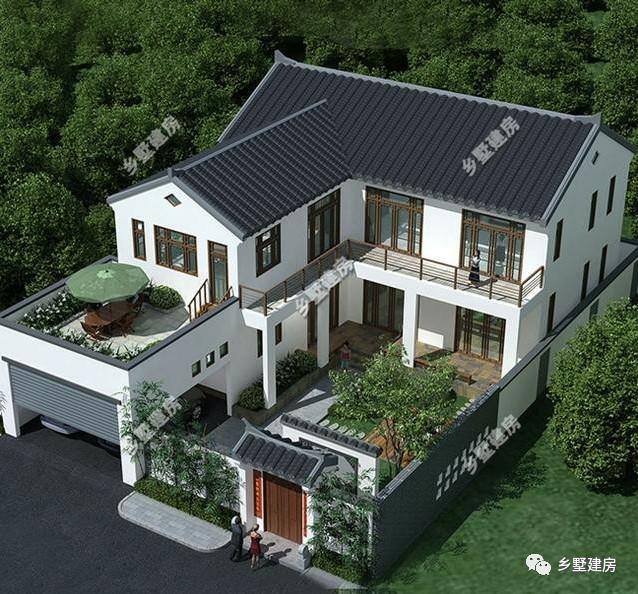 古色古香的三層中式別墅設(shè)計圖，農(nóng)村自建房的最佳選擇！