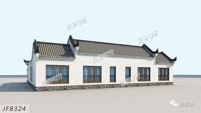 中式四合院別墅設(shè)計(jì)圖，造價(jià)只要40萬，喜歡就Pick一下吧