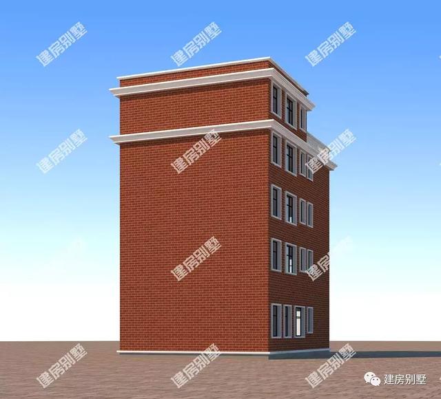 兩款高層別墅設(shè)計(jì)圖，外墻都用紅面磚，美觀又喜慶，為你帶來(lái)好福氣