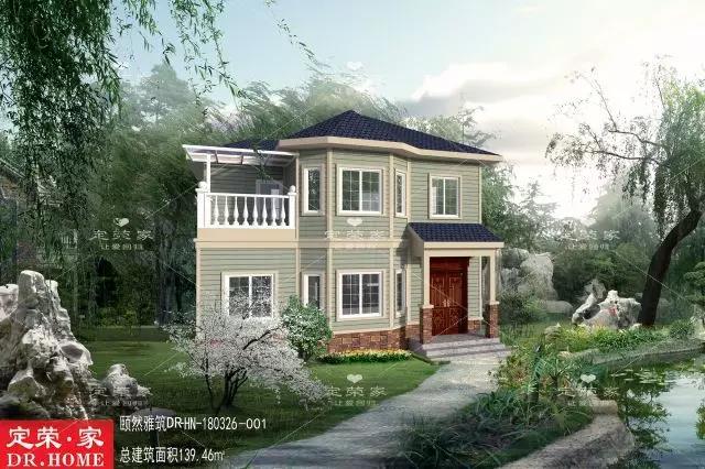 4套爆款農(nóng)村二層自建別墅設(shè)計(jì)圖，外觀漂亮，內(nèi)部實(shí)用，建哪一款都讓你很有面子