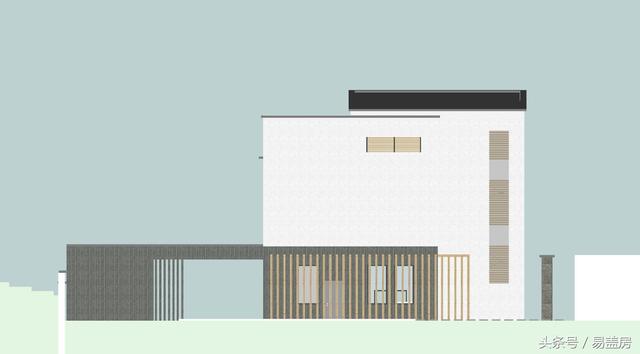 四層豪華現(xiàn)代別墅設(shè)計(jì)圖，框架結(jié)構(gòu)，主體造價(jià)65萬左右