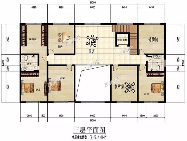 占地三百多平方米的新中式別墅設(shè)計(jì)圖，如此氣派的房子必定會(huì)提高生活品質(zhì)