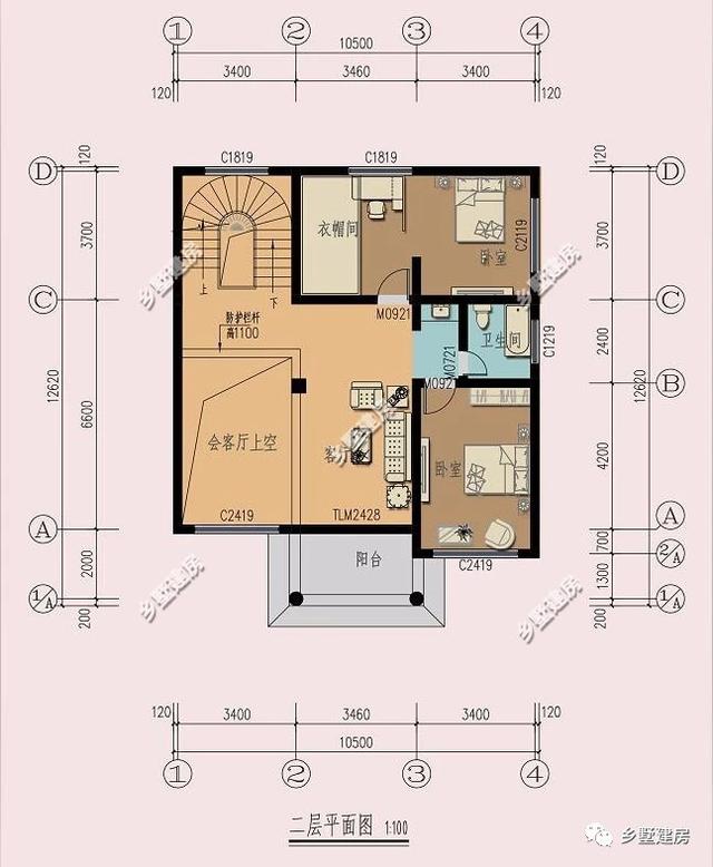 2款別墅設(shè)計圖，一款二層，一款三層，看你喜歡哪一款