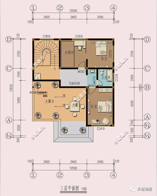 2款別墅設(shè)計圖，一款二層，一款三層，看你喜歡哪一款