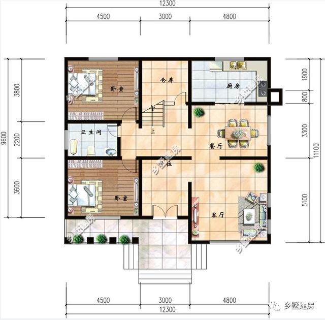 現(xiàn)在在城里買房不如回老家自己建別墅，今日推薦一款二層豪華別墅設(shè)計(jì)圖