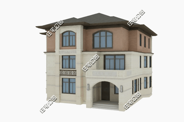 建農村奢華復古別墅，享高品質生活，這款復古別墅設計圖送給大家