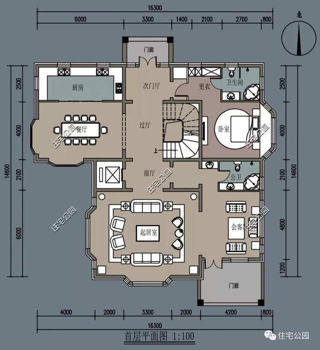 建農村奢華復古別墅，享高品質生活，這款復古別墅設計圖送給大家