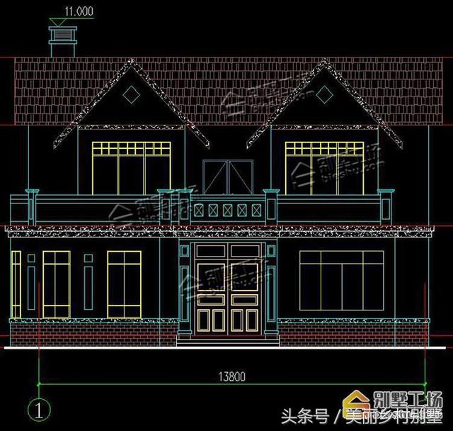 農(nóng)村二層別墅設(shè)計圖，22萬就能建，鄰居見了可羨慕了