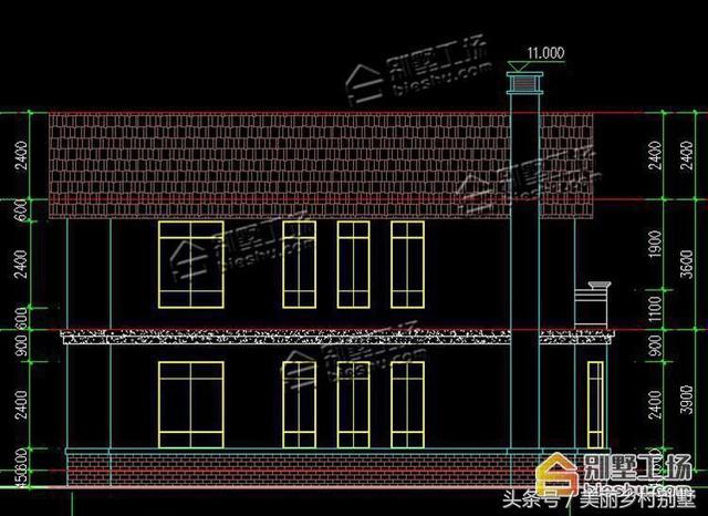 農(nóng)村二層別墅設(shè)計圖，22萬就能建，鄰居見了可羨慕了