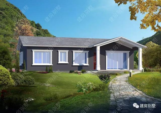 造價(jià)極其經(jīng)濟(jì)的兩款一層別墅設(shè)計(jì)圖，給爸媽送禮物，沒有比這更合適的了