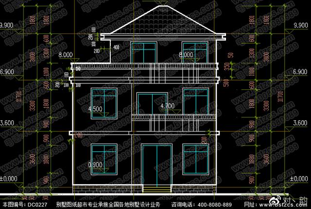 新農(nóng)村二層半自建房設(shè)計(jì)全套施工圖效果圖，符合農(nóng)村生活需要