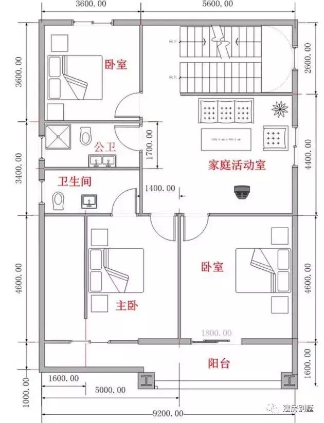 30多萬的農(nóng)村自建房設(shè)計(jì)圖紙，這在農(nóng)村是比較常見的戶型