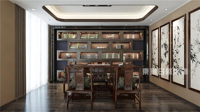 4款中式風(fēng)格別墅裝修效果圖，一起來體會下這種中式意境吧