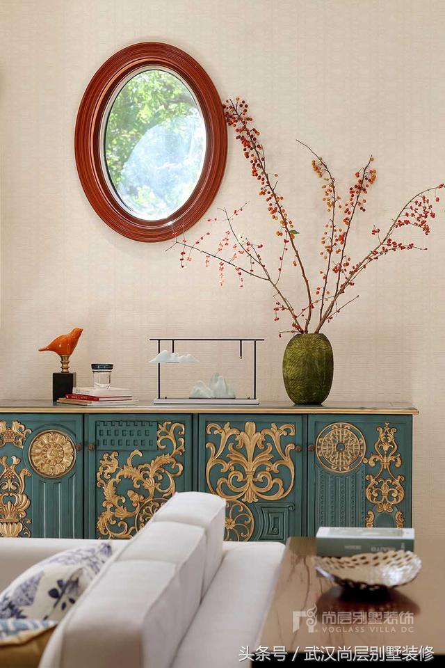 500平新中式風(fēng)格別墅裝修設(shè)計(jì)案例-打造出如出水芙蓉般的新中式靜雅空間