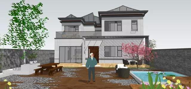 33X15米二層中式別墅設(shè)計(jì)圖，功能上面超級(jí)合理。