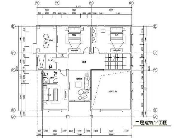 14×13米三層農村別墅設計圖，帶堂屋+雙露臺，主體造價大概42萬左右。