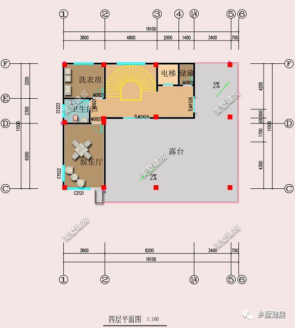 四層農(nóng)村自建別墅設(shè)計(jì)圖，外觀造型簡約大氣，外觀造型覺得令你贊嘆不覺。