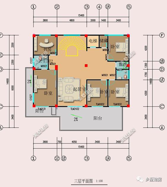 四層農(nóng)村自建別墅設(shè)計(jì)圖，外觀造型簡約大氣，外觀造型覺得令你贊嘆不覺。