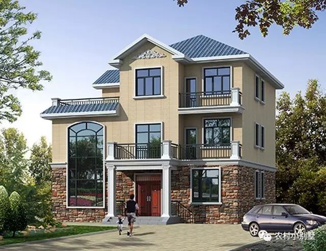 13x12米三層農(nóng)村墅復(fù)式別墅圖，戶型實(shí)用，30萬(wàn)可建主體