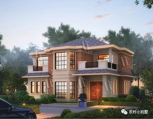 12.3x9米二層小別墅設(shè)計(jì)圖，附多張建好的實(shí)拍圖，爆款