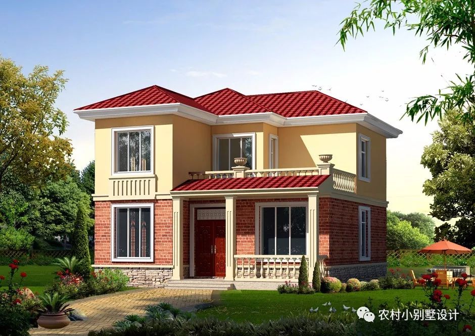 15款2024年接地氣的農(nóng)村二層房屋效果圖，可定制全套圖紙