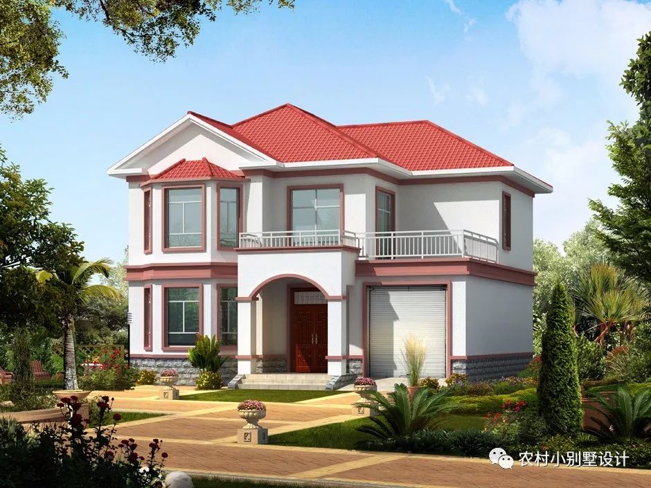 15款2024年接地氣的農(nóng)村二層房屋效果圖，可定制全套圖紙