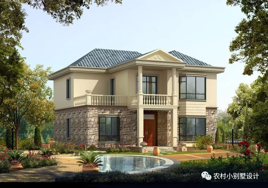 15款2024年接地氣的農(nóng)村二層房屋效果圖，可定制全套圖紙