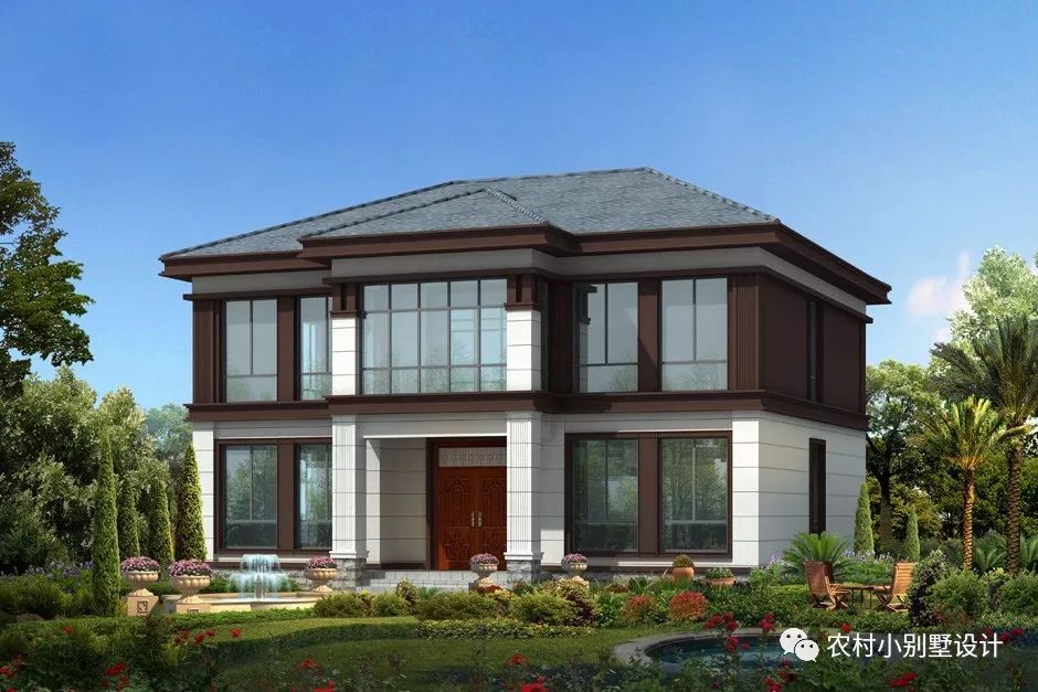 15款2024年接地氣的農(nóng)村二層房屋效果圖，可定制全套圖紙