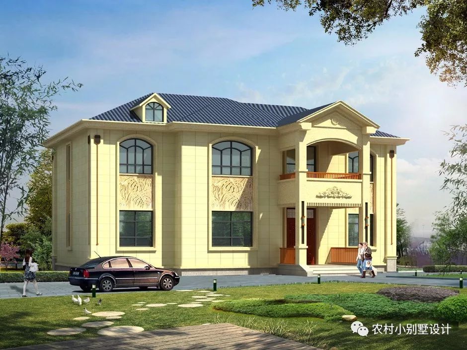 15款2024年接地氣的農(nóng)村二層房屋效果圖，可定制全套圖紙