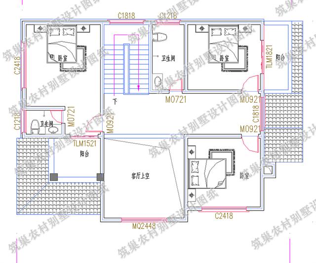 15×11米二層農(nóng)村小別墅設(shè)計(jì)圖，外觀造型明麗獨(dú)特，主體造價(jià)28萬。