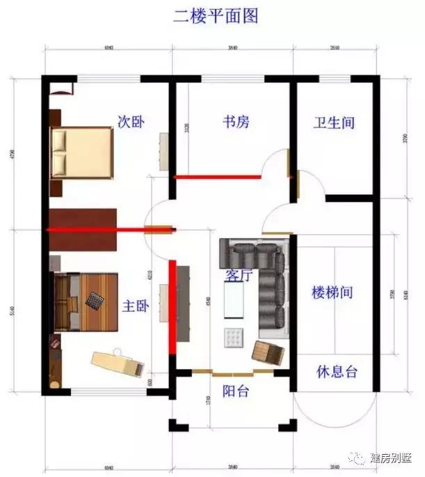 三層的兄弟雙拼自建房，主體花了30來萬。
