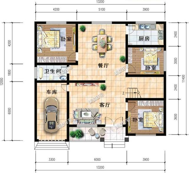 三棟一層農(nóng)村自建房，結(jié)構(gòu)比較簡單，時(shí)尚又實(shí)惠，養(yǎng)老的不二選擇。