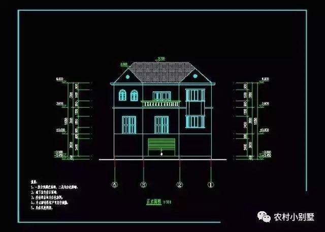 13x10二層帶地下室小別墅設計圖，外觀時尚