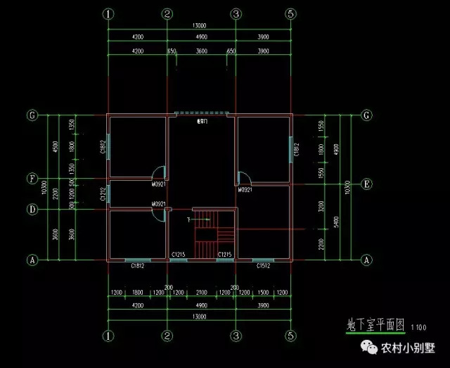 13x10二層帶地下室小別墅設計圖，外觀時尚