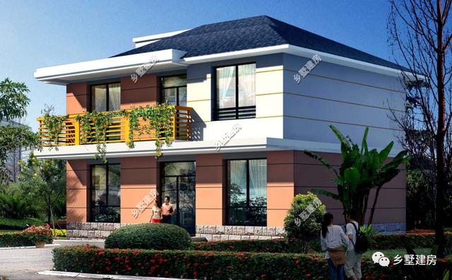 兩棟十幾萬的二層別墅設(shè)計圖，一款現(xiàn)代風(fēng)格，一款田園風(fēng)格，你喜歡哪一款？