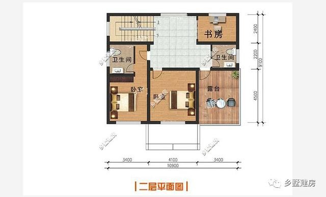 兩棟十幾萬的二層別墅設(shè)計圖，一款現(xiàn)代風(fēng)格，一款田園風(fēng)格，你喜歡哪一款？