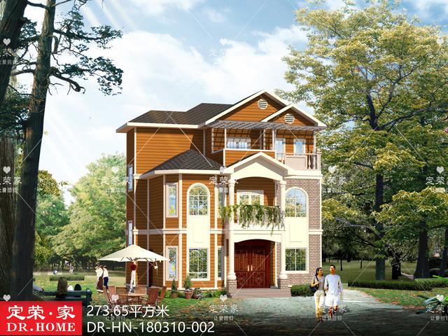 四棟三層別墅設(shè)計圖，簡單實用，戶型溫馨，適合農(nóng)村建設(shè)。