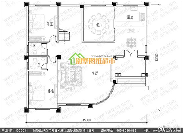 占地166平的三層別墅設(shè)計(jì)圖，豪華大氣，有氣場。