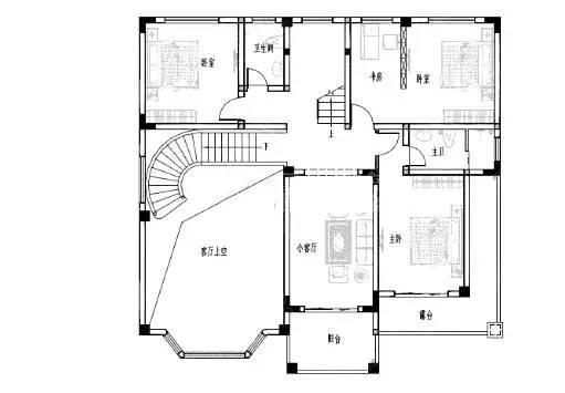 14×14米三層新農(nóng)村自建房，主體造價42萬左右。