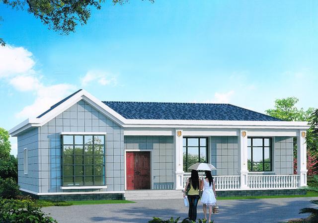 13x10米一層農(nóng)村別墅設(shè)計(jì)圖，不僅造價(jià)較低,而且經(jīng)濟(jì)實(shí)用，兩廳兩衛(wèi)四室絕對夠用！