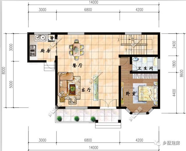 兩款二層別墅設(shè)計圖，價格實惠，漂亮實用，喜歡就可以建一棟哦！