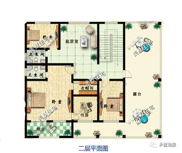 兩款二層別墅設(shè)計圖，價格實惠，漂亮實用，喜歡就可以建一棟哦！