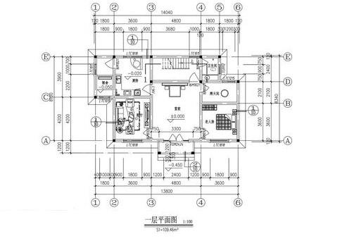 14×8米三層農(nóng)村別墅設(shè)計圖，外觀設(shè)計簡約大氣，帶烤火房+堂屋。