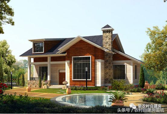 造價(jià)15萬(wàn)的一層半別墅設(shè)計(jì)圖，經(jīng)濟(jì)實(shí)用，建出來(lái)不比高層別墅差。