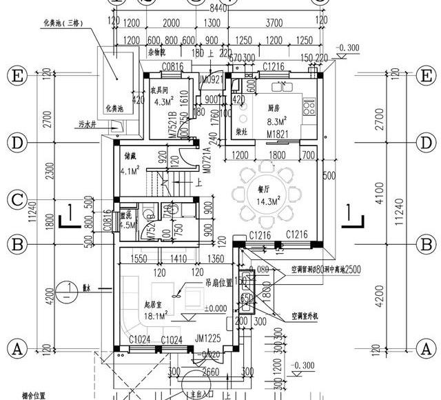 農(nóng)村三層小戶型別墅設(shè)計(jì)圖，帶閣樓，施工難度不高，適合大部分農(nóng)村家庭建造。