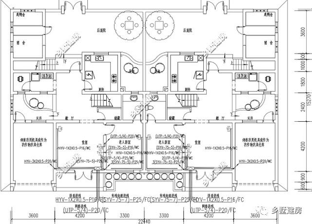 兩套雙拼農(nóng)村別墅設(shè)計(jì)圖，一棟是三層的，一棟是二層帶閣樓的，你更中意哪一款呢？