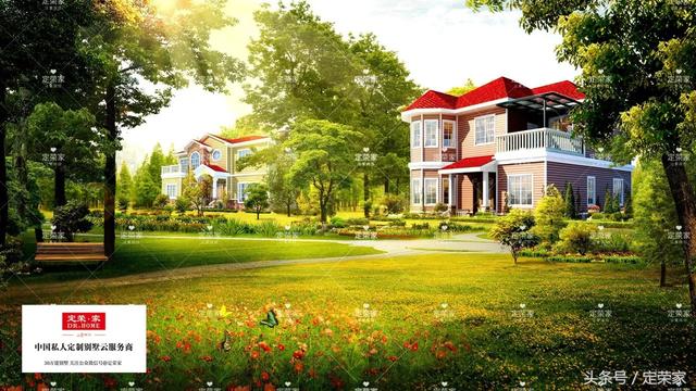 304.5平米的三層歐式別墅設計圖，簡潔明亮，高端大氣，適合在農村建！