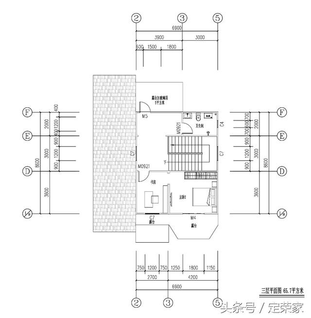 304.5平米的三層歐式別墅設計圖，簡潔明亮，高端大氣，適合在農村建！