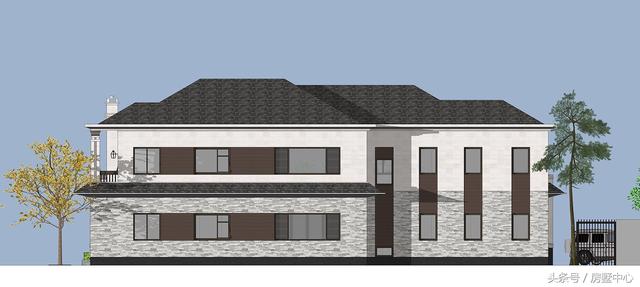 兩棟兩層簡(jiǎn)歐別墅設(shè)計(jì)圖，帶酒窖+土灶+鍋爐房，居住使用功能非常齊全，非常適合北方居住。