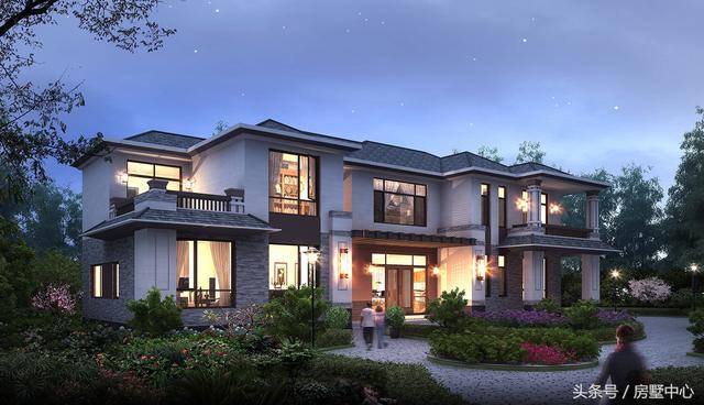 兩棟兩層簡(jiǎn)歐別墅設(shè)計(jì)圖，帶酒窖+土灶+鍋爐房，居住使用功能非常齊全，非常適合北方居住。